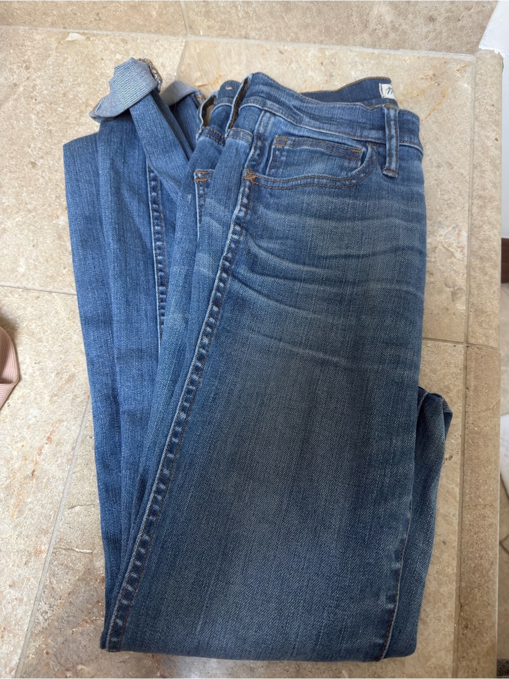 Madewell Women's Dark Blue Skinny Jeans
